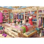 The Coveted Closet – 1000 Pieces – finished puzzle image