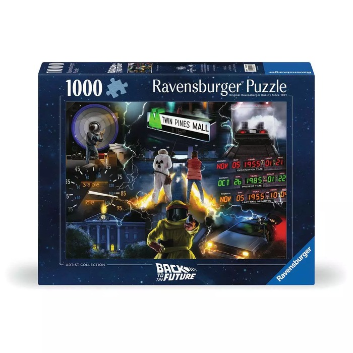 Universal Vault Back to the Future – 1000 Pieces – Ravensburger puzzle box