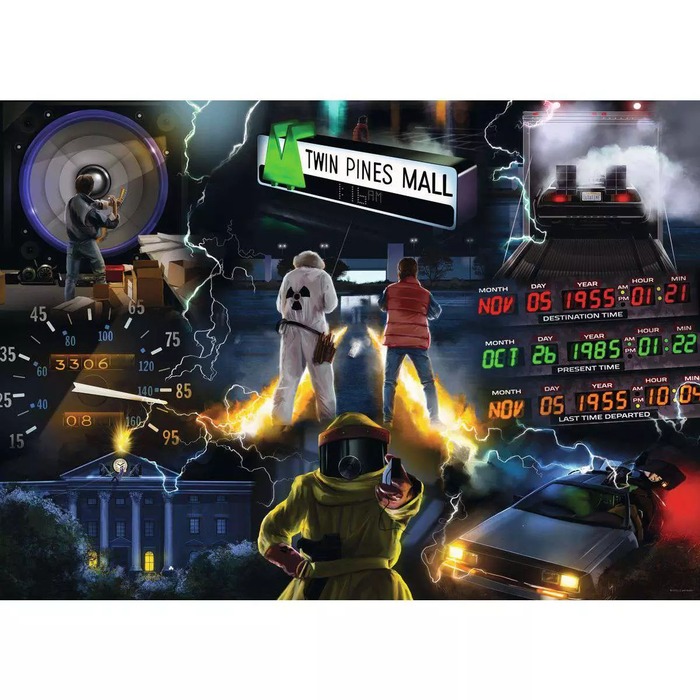 Universal Vault Back to the Future – 1000 Pieces – finished puzzle image