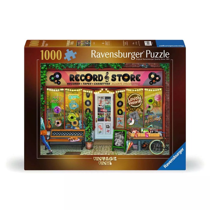 Vintage Vinyl – 1000 Pieces – Ravensburger puzzle box