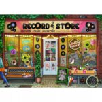 Vintage Vinyl – 1000 Pieces – finished puzzle image