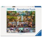 Wild Kingdom World – 2000 Pieces – Ravensburger puzzle box