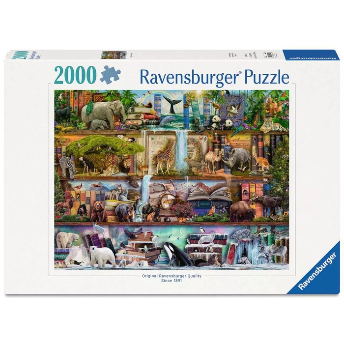 Wild Kingdom World – 2000 Pieces – Ravensburger puzzle box
